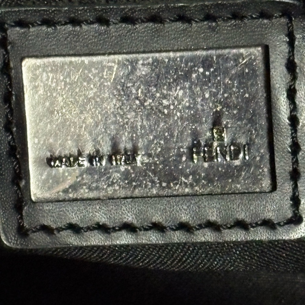 Fendi Black Monogram Shoulder Bag - Picture 7 of 15